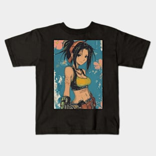 Yuffie Kisaragi FF7 Final Fantasy VII Rebirth Kids T-Shirt